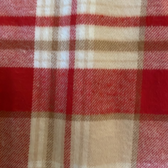 Tyler Boe Red Tan Plaid Flannel Shirt XL Brand New With Tags - Picture 2 of 15